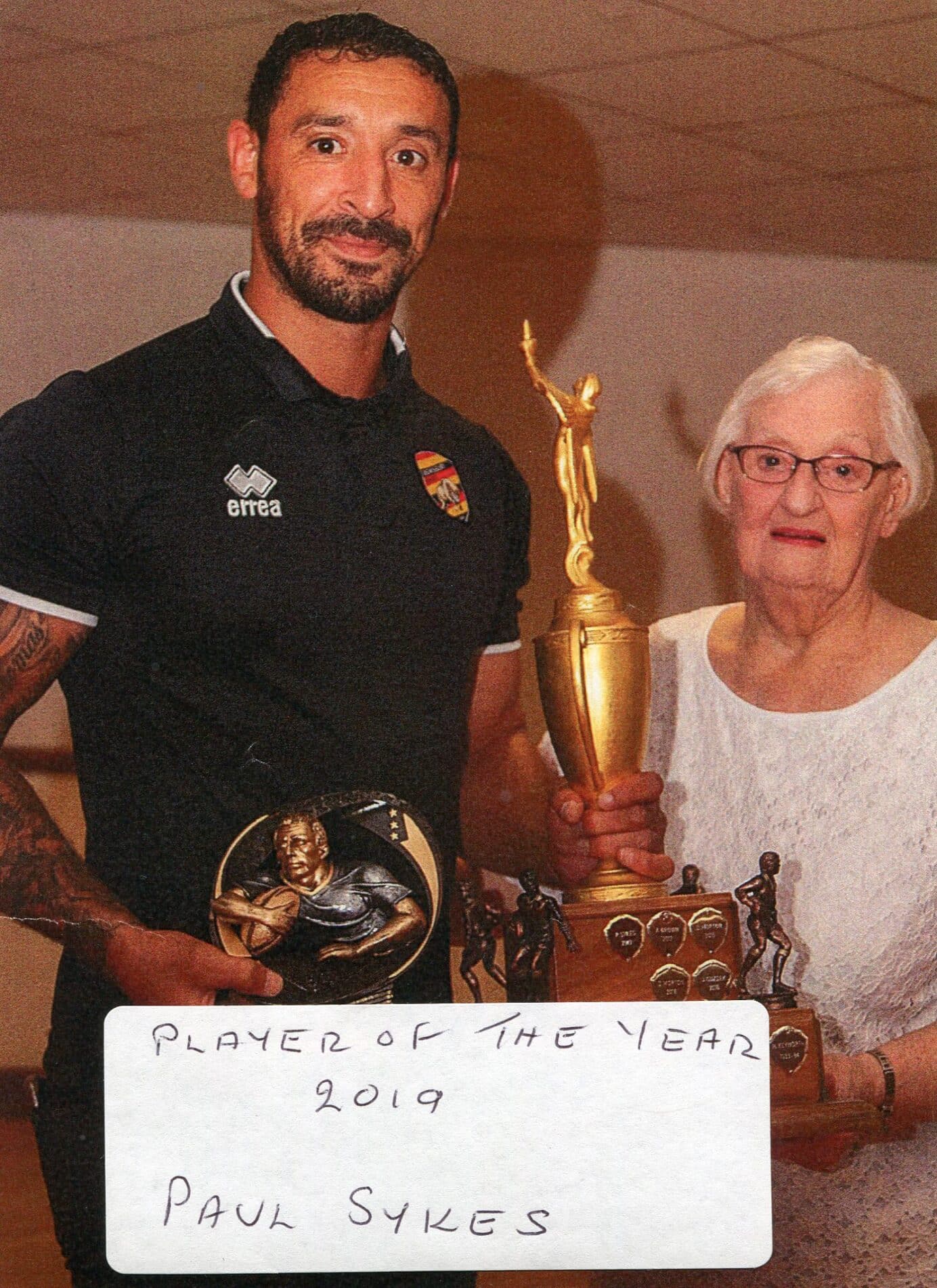 Elsie Fryer Collection - Paul Sykes Player Of The Year 2019